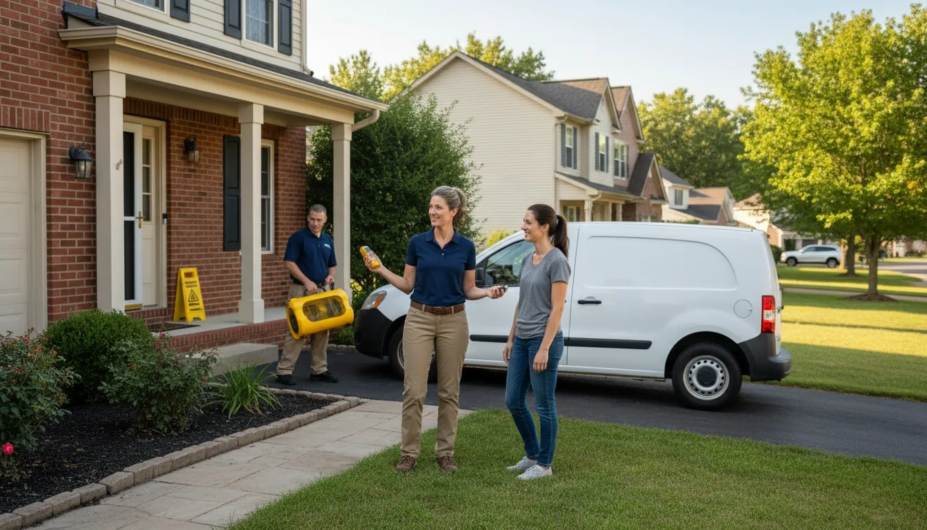 Residential water damage restoration in Hastings, NE